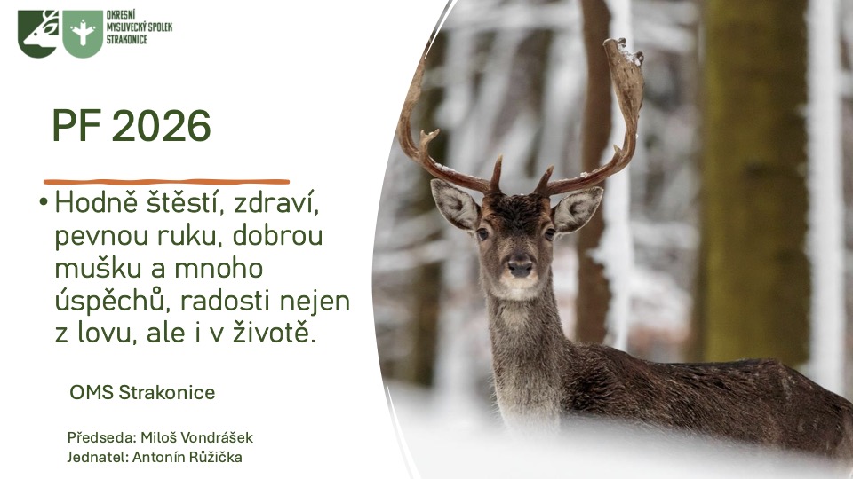 Jednatel OMS Strakonice děkuje za uplynulý rok 2025